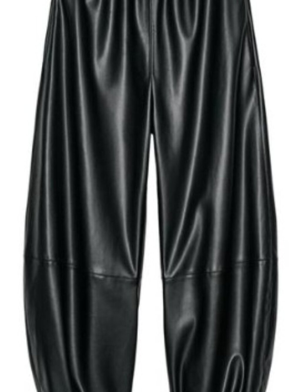 ZARA FAUX LEATHER BALLOON PANTS ZW COLLECTION